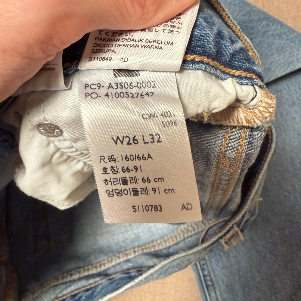 Levi’s 80s Mom Jean. (Cut hem) - Picture 7 of 7